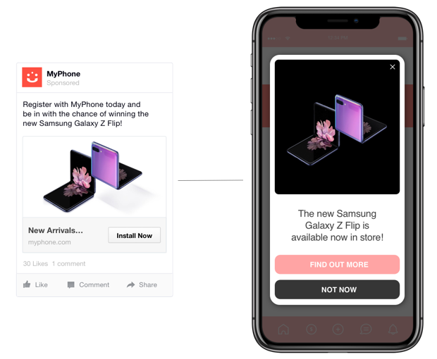 Connect the Ad-to-App Journey with Ad Triggering